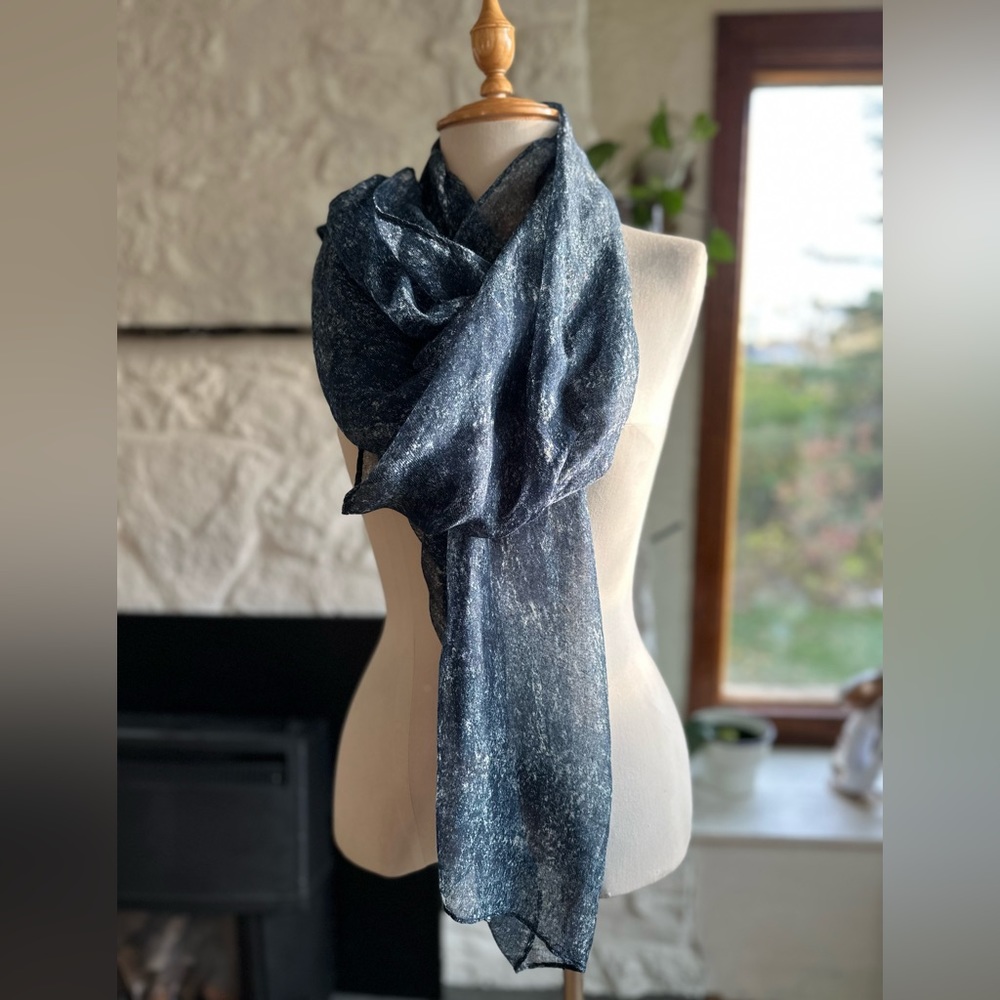Orb Blue Scarf